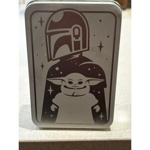 Star Wars The Mandalorian Trivia Quiz Card Game with Tin Box, Open But Unused